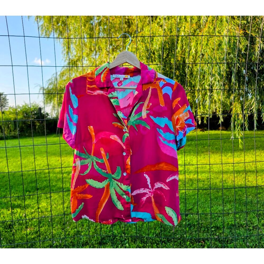 C&C California Hawaiian Tropical Shirt XS